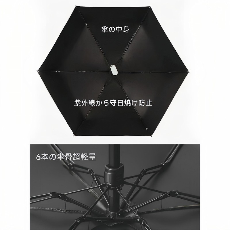 TVVTO Lightweight Folding Umbrella, Ultra Lightweight Portable Folding Umbrella, Cute