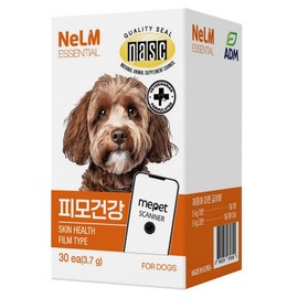 Mipet Dog Naelum Essential Film Nutrient 30p, 1 piece, skin and fur, 30 tablets / 미펫 강아지 낼름 에센셜 필름 영양제 30p, 1개, 피부피모, 30정