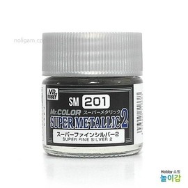 Super Metallic 2 SM-201 Super Fine Silver 2 / Super Fine Silver / 슈퍼메탈릭2 SM-201 슈퍼 파인실버2 / 슈퍼파인 실버