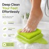 Foot Scrubber Brush for Shower Use – Suction Cup Cleaning