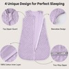 Unnivoll Fleece Baby Sleep Sack 6-12 Months with Plush Dots