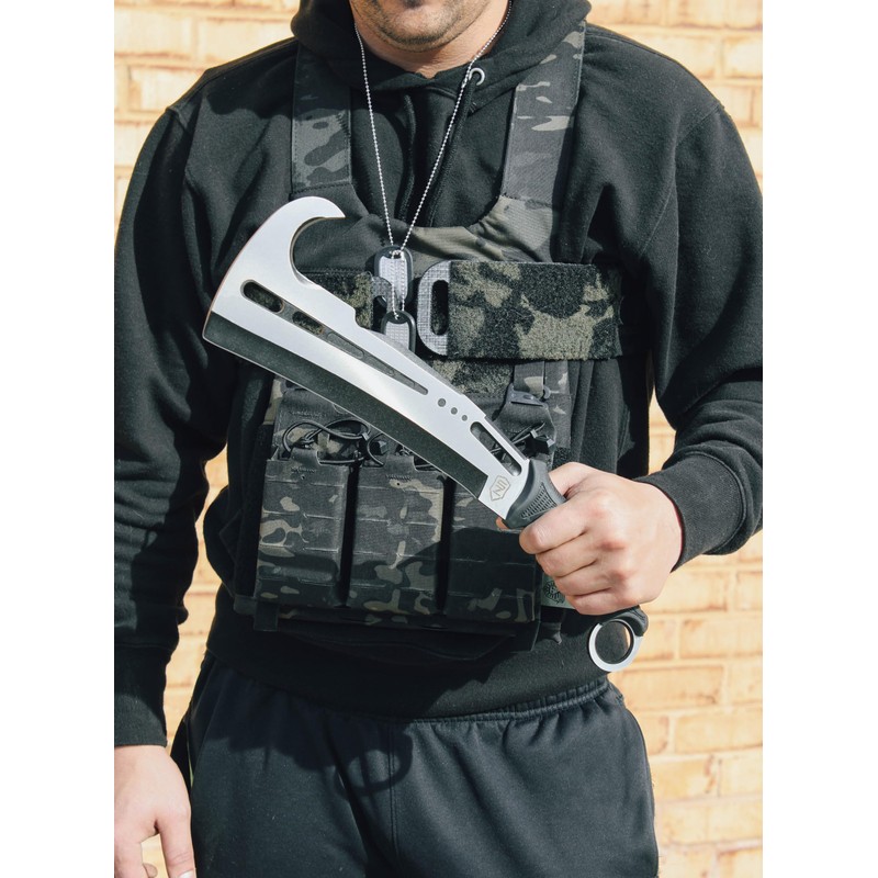 Sierra Zulu Machete with Nylon Sheath - 10.7" Stainless Steel