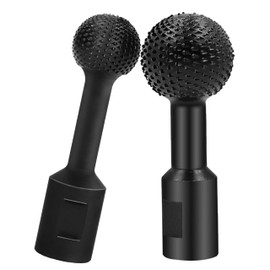 2 x Ball Milling Cutter Wood Carving, 25 mm/40 mm Milling Disc for Angle Grinder Wood, Wood Cutter for Angle Grinder, Woodworking Tools, Ball Chisel, File Grinding Heads for 115/125 mm Angle Grinder