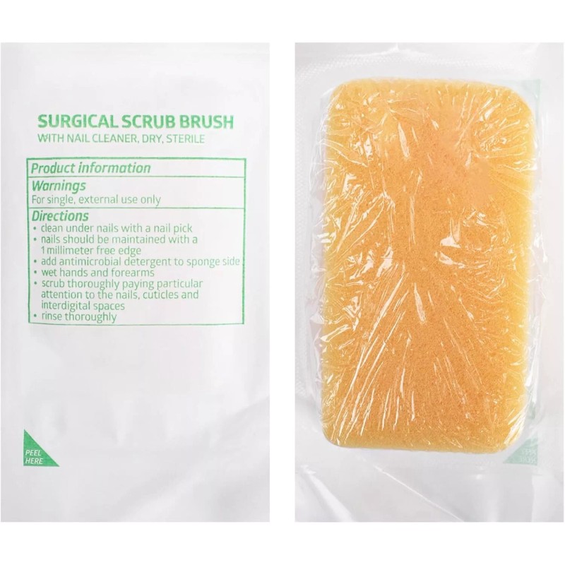American Health Service Sterilized Cradle Scrub Brush, for Sensitive Skin,