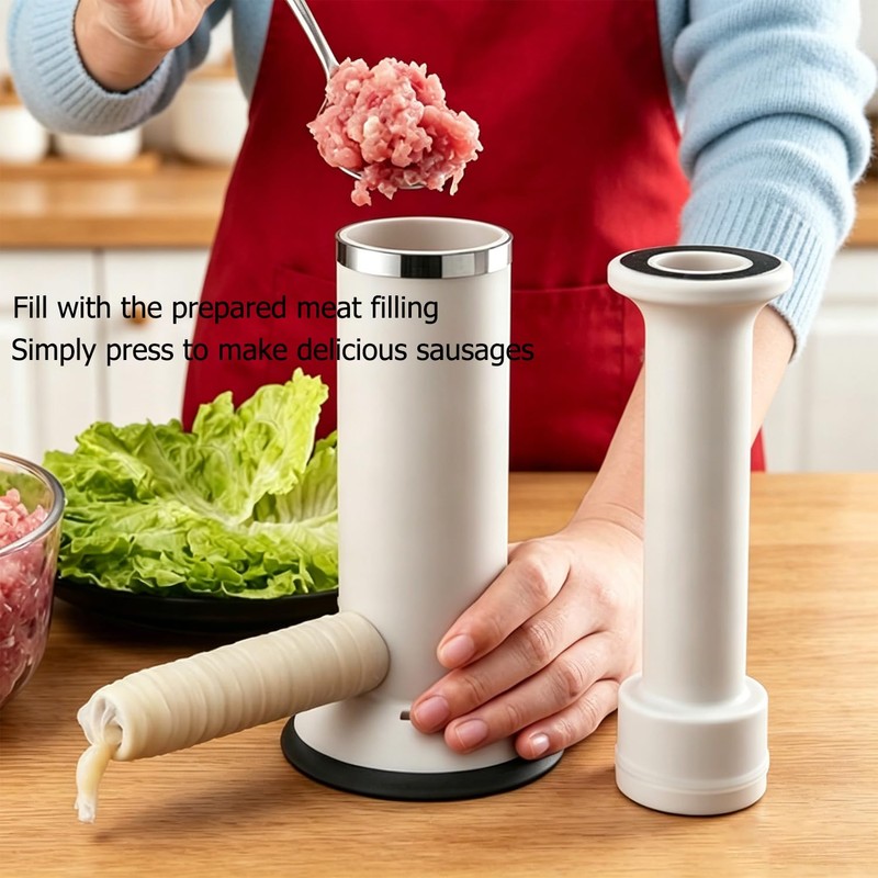 Meatball Maker, Stainless Steel Labor Saving for Sausage Filling