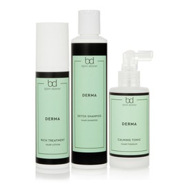 Björn Donner Derma Hair Care Trio 3-Piece Set for Soothed Scalp and Dandruff-Free Hair