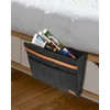ERKOON Bedside Storage Pocket, Felt Bedside Caddy Thicker Bed Sofa