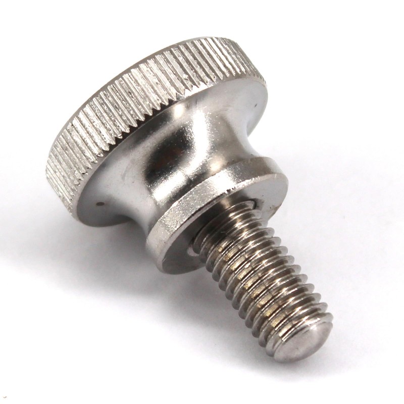 (10 Stück) M3x8mm Schrauben 304 Edelstahl Flacher Rändelschrauben