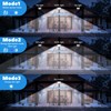 Liyade Solar Lights Outdoor with Motion Sensor, 168LED 3Modes Split