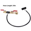 CO2 Cylinder Refill Adapter with 24in Hose for Soda Filling
