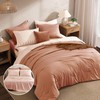Monbix King Size Comforter Set - 7 Pieces Autumn Leaf