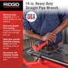 RIDGID 31020 Model 14 Heavy-Duty Straight Pipe Wrench, 14-inch Plumbing