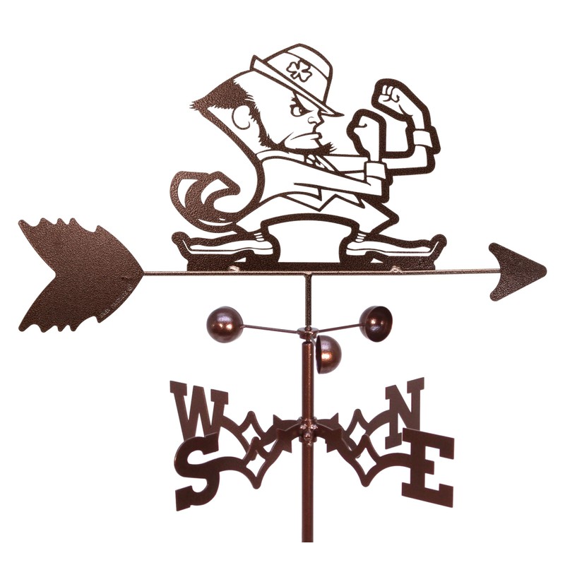 SWEN Products Notre Dame Fighting Irish Weathervane (Garden Stake Included)