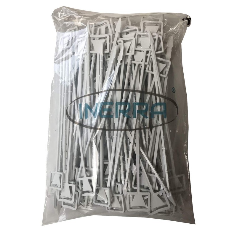 INERRA Card Holders - White Cardettes with Spike for Flower