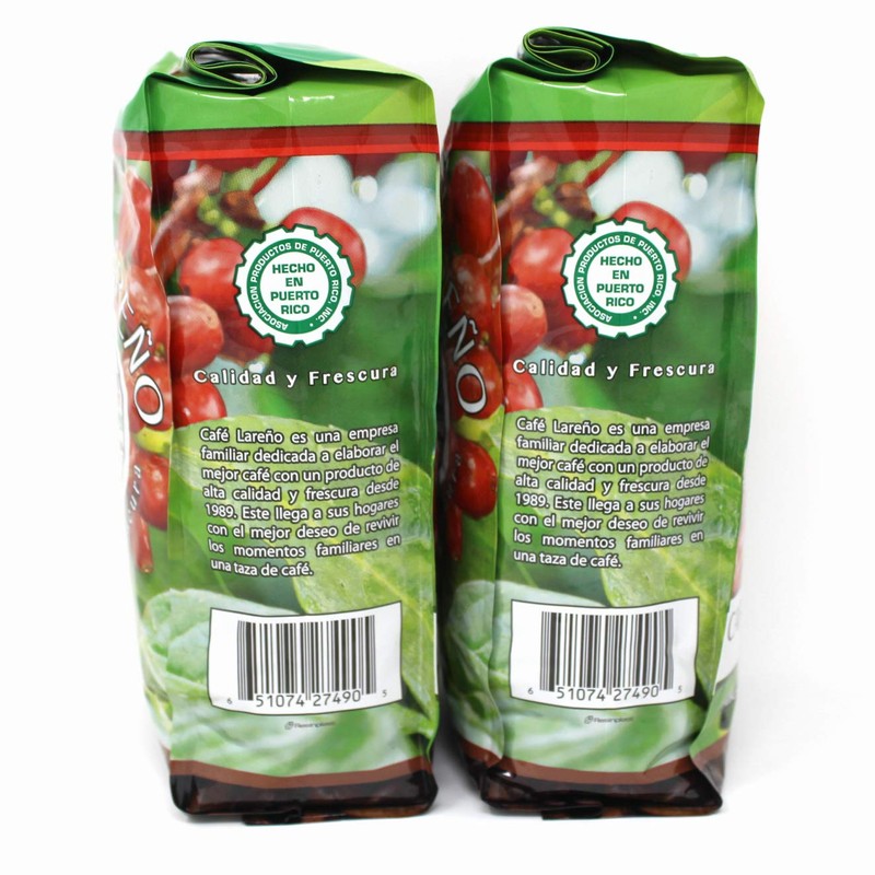 Cafe Lareno Roasted Coffee Beans - 14 ounces (2 pack)