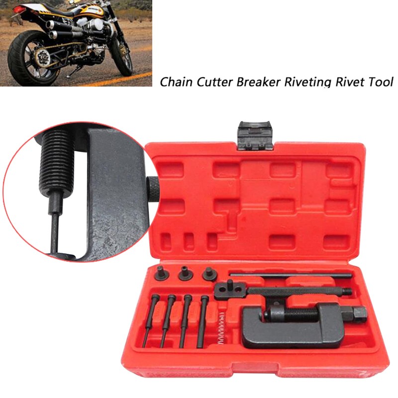 Chain Breaker Set with Carrying Case Chain Cutter and Riveter