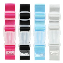 Luggage Carrying Clip Buckle, Add a Bag Luggage Straps Jacket Gripper Heavy Duty Luggage Straps for Suitcases, Travel Belt, Suitcase Strap (4PCS)
