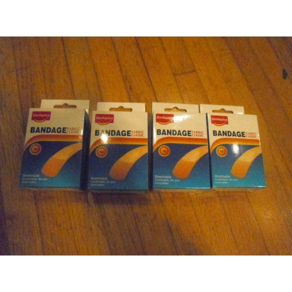 Smileplus New 4 X 50 counts Smileplus Bandage Fabric Classic