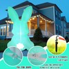 CMUSKO Easter Inflatable Yard Decorations - Easter Bunny Blow Up
