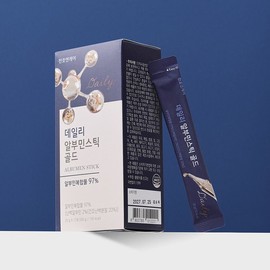 천호엔케어 데일리 알부민 스틱 골드 20g 15포 1개 난백 실크 마시는 알부민 Cheonhoen Care Daily Albumin Stick Gold 20g 15 Sachets 1 Pack Egg White Silk Drinking Albumin