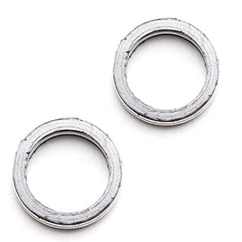 Area1 2 x Scooter Exhaust Manifold Gasket (30 x 23 x 4) for 50 cc 4-Stroke. Compatible with GY6 ATU Explorer AGM Baotian Rex RS Nova Motors Yiying Benzhou Znen Guoben Wangye Qinqui Huatian Benero