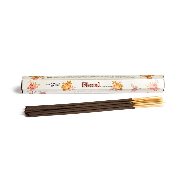 STAMFORD INC. 37314 Floral Incense Sticks, 20 Sticks x 6