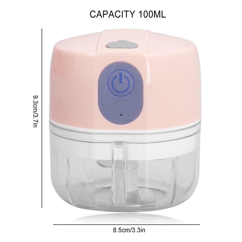 Electric Garlic Masher Mini Wireless Automatic Garlic Chopper for Kitchen