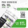 Creatina Monohidratada Green 1 Kg 200 Servicios Sabores
