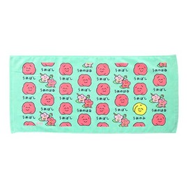 Okutani Corporation Oekaki-san Series Umeboshi Face Towel, 100% Cotton
