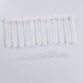 Kit de prueba de calidad del agua de acuario (12 tubos de prueba de 10 ml + 2 cuentagotas de 3 ml) tiras de prueba no incluidas