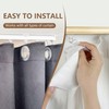 MaKefeile Curtain Tracks Ceiling Wall Mounted Heavy-Duty Curtains Rails Room