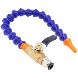 CLAHJQX 3.5mm Round Nozzle Flexible Water Oil Cooling Tube Spray System for CNC Machine/Milling/Lathe with Metal Valve