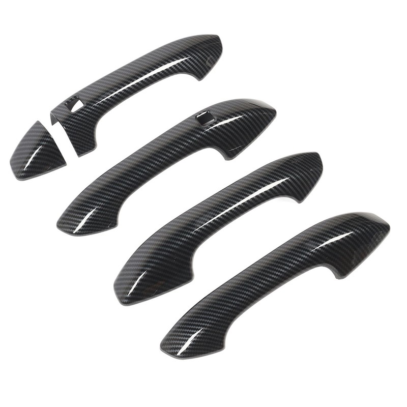 Exterior Door Handle Cover Carbon Fiber Pattern Outside Door Handle