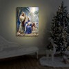 Glow Decor Holy Night 18"X24" Backlit Print with Remote Control,