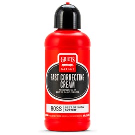 Griot's Garage BOSS Fast Correcting Cream for Car Polishing and Detailing, Swirl, Scratch Remover for Vehicles, 16oz
