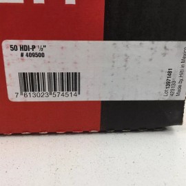Hilti (50) HILTI HDI-P 1/2" Drop In Anchor 409500