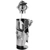 BRUBAKER Weinflaschenhalter Tennisspieler Metall Skulptur mit Geschenkkarte