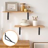 Heavy Duty Shelf Brackets - 8 Pcs Metal Wall Mount