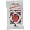 Raspberry Jelly Crystals with Sugar (Just Wholefoods) 12x85g