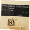Operitacx Board Wall Sticker 4pcs Chalkboard Sticker Sheets 20x30cm A4