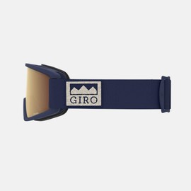 GIRO Dylan Ski Goggles - Snowboard Goggles for Women & Youth - Midnight Alps Strap with Amber Gold/Yellow Lenses