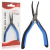 Fish Bone Pliers/Tweezers Stainless Steel Curved With Non-Slip Grip Black