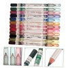 FOMIYES 36 Pcs 12 Eyeliner Set Waterproof Eye Liner Pencil