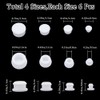 GORGECRAFT 24PCS 4 Sizes Silicone Stoppers for Salt and Pepper