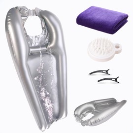 Lavatesta Portatile - Poggiatesta Per Lavare Capelli - Lavatesta Per Disabili Per Anziani, Lavatesta Per Parrucchieri - Lavatesta Per Lavandino Portatile - Shampoo Lavaggio Lavatesta Da Letto Casa