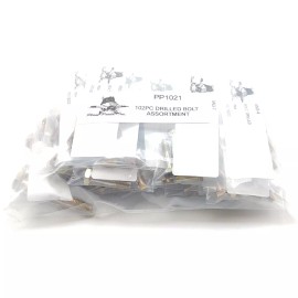 MILSPEC HARDWARE 102PC AN Bolt assortment - drilled 04-00100 / PP1021