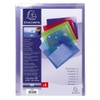 Exacompta 56420E Pack of 5 Plastic Envelopes DIN A5 for
