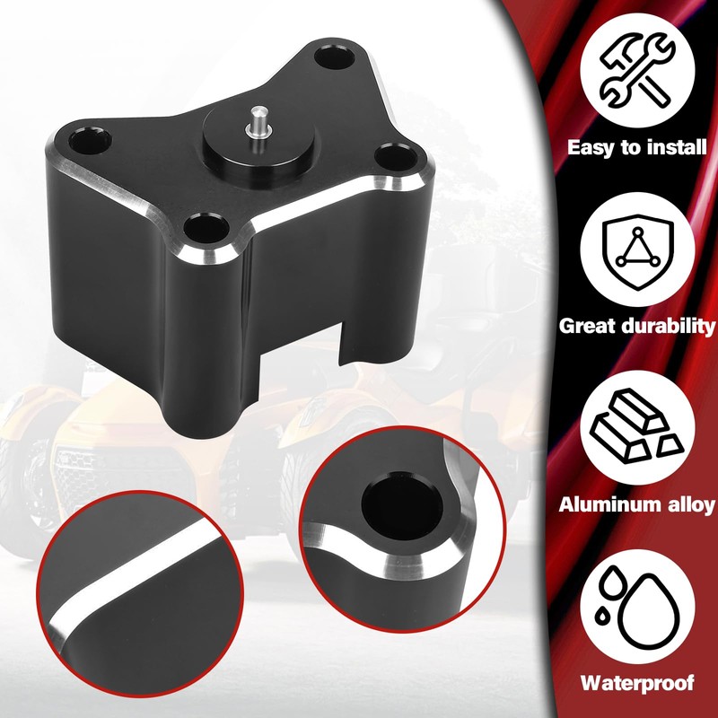 Hutexico 2" Aluminum Handlebar Riser Kit Mount Clamps for Can