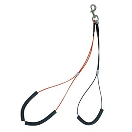 Gravitis Pet Supplies Dog Grooming Loop Set – Neck and Haunch Holder for use with Dog Grooming Table - Large Red for Small/Medium dogs