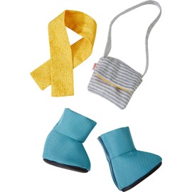 HABA 306579 Clothes Set Accessories, Accessories for Dolls from 1.5 Years, Colourful